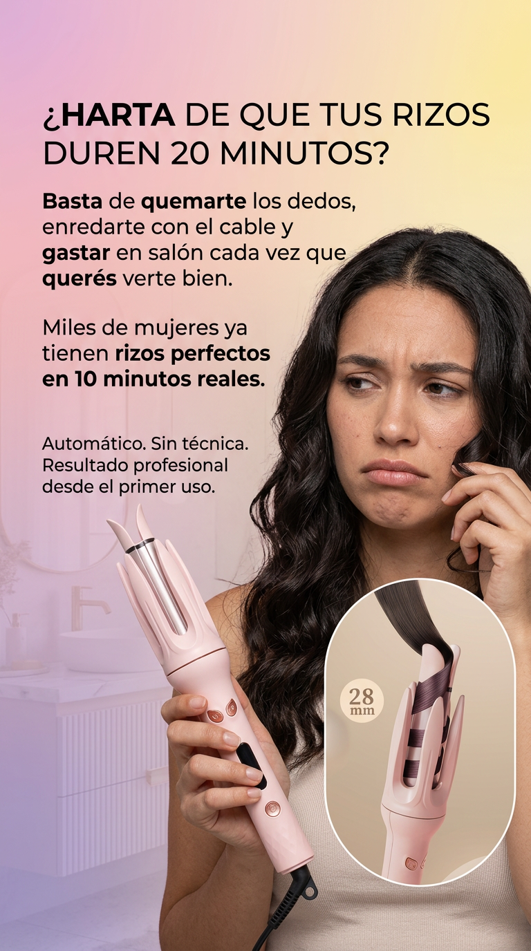 SHEGLAM HAIR Rizador automático original