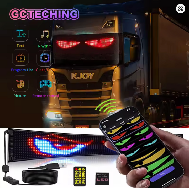 Luz de ojos programable para coche y camión + ENVIO GRATIS 🎁